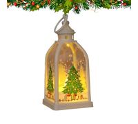 Lanterne Décorative De Noël | Lampe Alimentée par Piles,Lanternes De Porche - Pour Décoration De Noël À La Maison En Intérieur Pour Les Fêtes D'Hiver Et Les Vacances Pour L'Affichage Sur