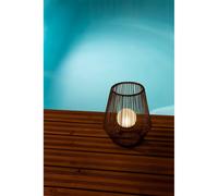 Lanterne décorative h30cm - boule perlée