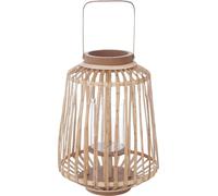 Lanterne d'extérieur en rotin - H. 35 cm - Atmosphera créateur d'intérieur