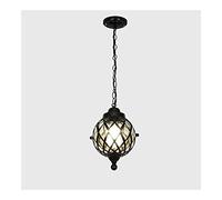Lanterne d'extérieur Moderne en Verre Vintage, Suspension Industrielle rétro en Forme de Boule, plafonnier étanche en Aluminium pour Balcon, Jardin, Treillis de Raisin, pavillon