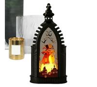 Lanterne d'Halloween | Lanterne veilleuse d'Halloween | Lampe électronique, accessoires de fête, décoration de fête pour intérieur et extérieur