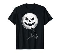 Lanterne effrayante Jack O Lantern Loup Hurlant Halloween T-Shirt