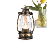 Lanterne électrique étanche alimentée par piles Décoration de vacances | Lanterne LED pour la relaxation nocturne, salle à manger, camping, tente, jardin, cour, terrasse, allée, patio, porche