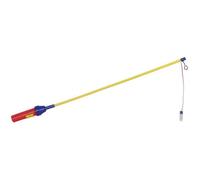 Lanterne électrique HEYDA avec tige et ampoule - Rouge - Longueur 500mm