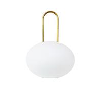 Lanterne Elliptique Dyberg Larsen LED Blanc/ Laiton