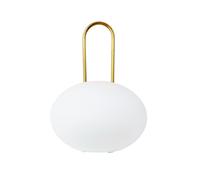 Lanterne Elliptique LED Blanc/ Laiton