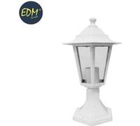 Lanterne en aluminium avec abat-jour blanc 38 x Ø 19,2 cm EDM modèle : Zurich Blanc G