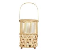 Lanterne en Bambou "Anse Tressée" 55cm Naturel