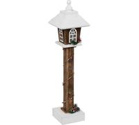 Lanterne en bois avec éclairage LED, 60 cm