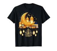 Lanterne en Forme de Croissant de Lune du Ramadan Moubarak T-Shirt