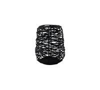 Lanterne en métal noir, petite, ajourée, pour bougie pilier - House Doctor, Upto - 19x19x24 cm