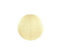Lanterne en papier à pompon chinoise/japonaise à suspendre pour mariage, fête d'anniversaire, décoration de la maison, 20 cm (crème)
