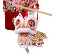Lanterne en papier - Kit artisanal fait à la main, décoration de danse lion traditionnelle avec un attrait de couleur vive, facile à assembler, idéale pour le Nouvel An, l'école, le défilé de la