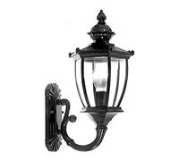 Lanterne en Verre Applique Externe Vintage en Aluminium E27 Décoration Extérieure Étanche Mur Extérieur Porche Lumière LED Applique Murale Extérieure