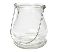 Lanterne En Verre Avec Anse H.10 Phi9 Cm