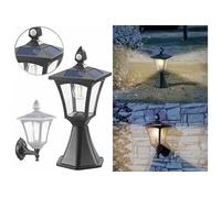 Royal Gardineer Lanterne et applique LED solaire 300 lm avec capteurs PIR SWL-115
