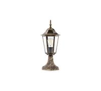 Lanterne extérieure E27 potelet 40cm patiné LUMOGR0155