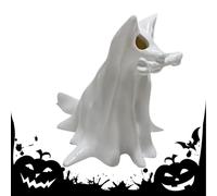 Lanterne Fantôme | Figurine Lumineuse Fantôme Chien Mignon pour Halloween - Décoration Halloween Lumière d'Ambiance Effrayante pour Chambre Table Bibliothèque