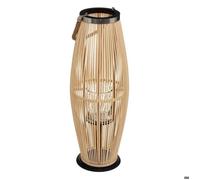 Atmosphera - Lanterne Fit - Bambou et Verre H72 cm