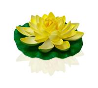 Lanterne Flottante Lotus Jaune - Lanterne Fleur de Lotus - Lanterne Lotus Artificielle pour Décoration Extérieure Mariage, Piscine, Décor Extérieur Flottant