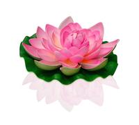 Lanterne Flottante Lotus Rose - Lanterne Fleur de Lotus - Lanterne Lotus Artificielle pour Décoration Extérieure Mariage, Piscine, Décor Extérieur Flottant