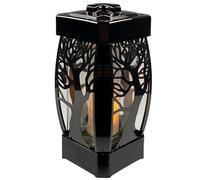 Lanterne funéraire FISO Arbre Lampe funéraire Lampe de cimetière Bougie Lanterne de cimetière Design de lumière funéraire Éclairage commémoratif