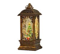 Lanterne Globe des Neiges de Noël - Ornements de Vacances d'hiver éclairés | Globe décoratif sur Le thème du Père Noël pour la Chambre Windowsill Under Tree, Accent Festive for Friends Teens Adults