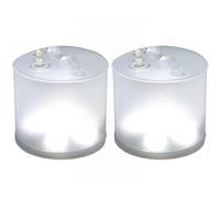 Lanterne gonflable à énergie solaire, lanternes de Camping portables et étanches avec lumière LED douce pour la randonnée et le sac à dos, 2 pièces