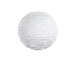 Lanterne japonaise blanche 35 cm