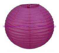 Lanterne Japonaise - Boule en papier - Fuchsia - Diamètre 35 cm - Décoration d'ambiance - Intérieur