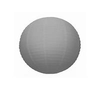 Lanterne Japonaise Grise, diam. 35 cm, Lampion Boule Papier Gris, à Suspendre