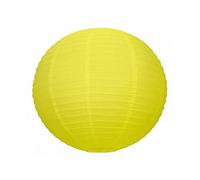 Lanterne Japonaise Jaune, diam. 35 cm, Lampion Boule Papier, à Suspendre