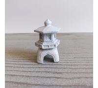 Lanterne japonaise miniature pour terrarium de table, jardin zen, jardin féérique, bonsaï (design C)