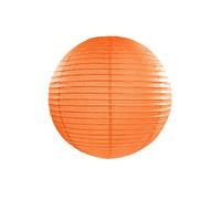 Lanterne japonaise orange 35 cm en papier à suspendre - Orange - Taille Unique