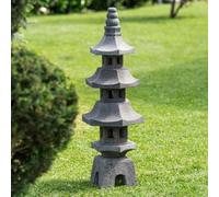 Lanterne Japonaise Pagode En Pierre De Lave Jardin Zen 100 Cm