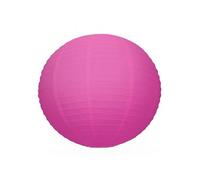Lanterne Japonaise Rose Fuchsia, diam. 35 cm, Lampion Boule Papier, à Suspendre