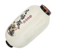 Lanterne Japonaise Suspendue Pliable en Tissu, Métal, Étanche | Décor Oriental Authentique, Compatible Douilles Standard, Installation Rapide, pour Patio, Jardin et Entrée