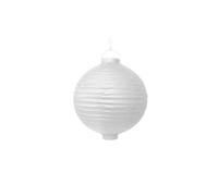 LANTERNE JARDIN PAPIER BLANC 20CM