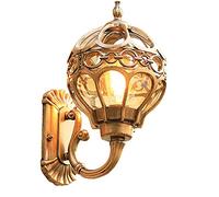Lanterne Jardin Vintage applique Murale Extérieur, E27 Antique Lampe Murale étanche Avec Abat-jour En Verre Pour Extérieur, Rétro Lanterne Imperméable éclairage Patio Jardin Cour Porte Porche