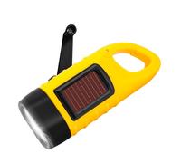 Lanterne LED à manivelle rechargeable, urgence avec manivelle, lanterne solaire rechargeable, mini lanterne portable avec manivelle et panneau solaire pour camping en plein air