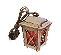Lanterne LED en Bois