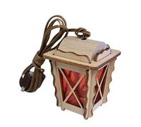 Lanterne LED en Bois