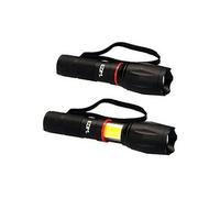 Lanterne LED Extensible EDM Cob XL Zoom Noir Aluminium 5 W 210 Lm