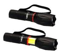 Lanterne LED Extensible EDM Cob XL Zoom Noir Aluminium 5 W 210 Lm