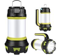 Lanterne LED Rechargeable,USB Rechargeable LED Camping Lantern Lampe Torche 360° Eclairage 6 Modes, IP65 Etanche Portable Suspendue
