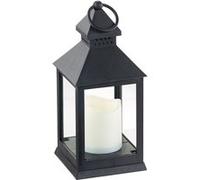 Lanterne LED vacillante à piles - Noire Noir G