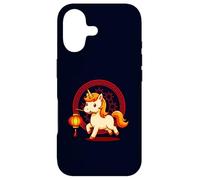 Lanterne Licorne du Nouvel an Chinois 2026 Année du Cheval Coque pour iPhone 17