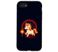 Lanterne Licorne du Nouvel an Chinois 2026 Année du Cheval Coque pour iPhone SE (2020) / 7/8
