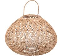 Lanterne "Lour" métal et rotin - H27 cm - Atmosphera créateur d'intérieur