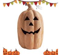 Lanterne lumineuse, lanterne d'Halloween - Jolie lampe sans flamme pour décoration de jardin , pelouse de maison, fête, porte d'entrée, intérieur